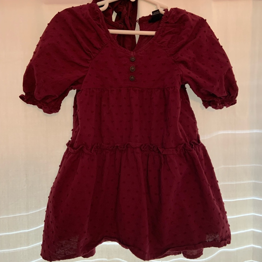 Art Class maroon dress from Target. Never worn. Dress and bloomers.